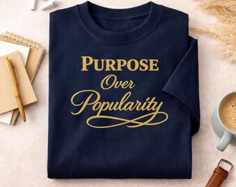 Purpose Over Popularity Oversized T-Shirt