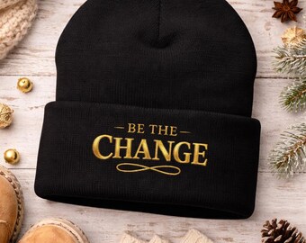Be The Change - Cuffed Beanie