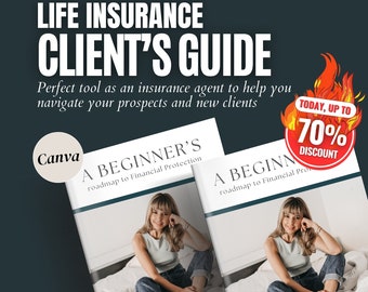 Insurance Client Guide | Lead Magnet Ebook for Agents (Canva Template)