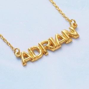 adrian name necklace