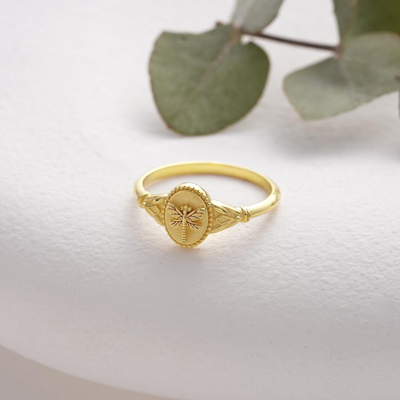 vintage style insect ring