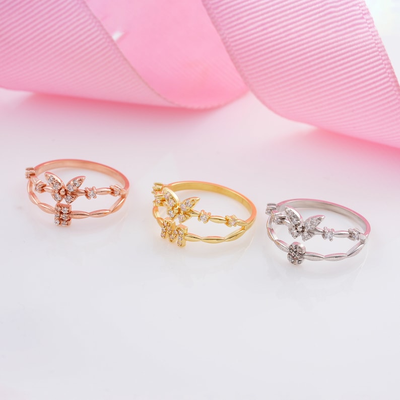 initial ring. rosegold,gold,silver