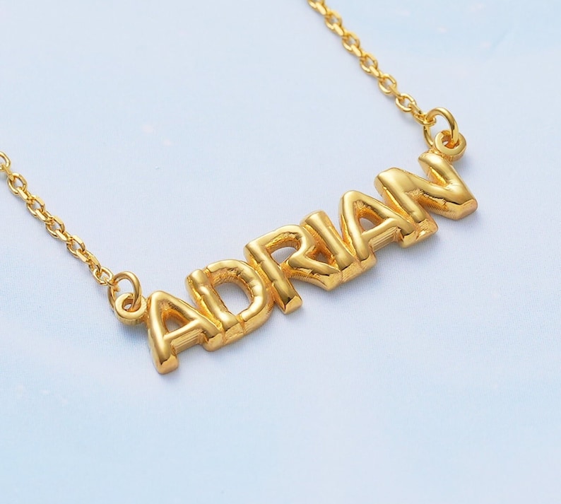 adrian name necklace