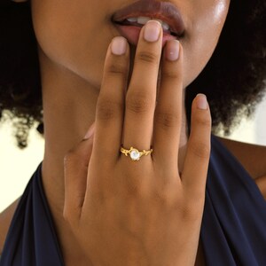 mother pearl ring