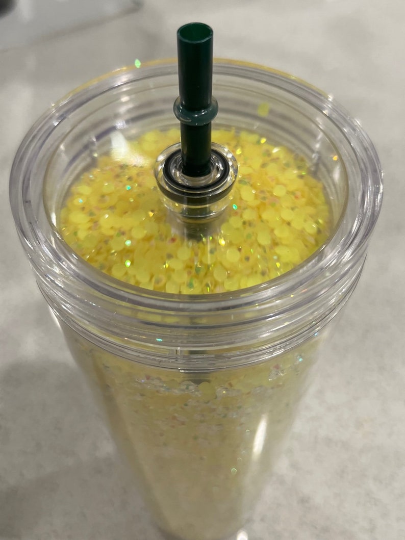 Snowglobe Lid Custom Lids Fillable Acrylic Double Walled Personalized