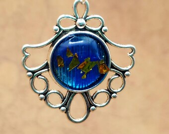 Azure Gold Pendant