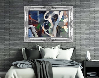 Graffiti Wall Art, Urban Art Form, Printable Wall Art, Digital Download, Home Decor, Modern Print, Living Room Wall Art, Hallway Wall Art