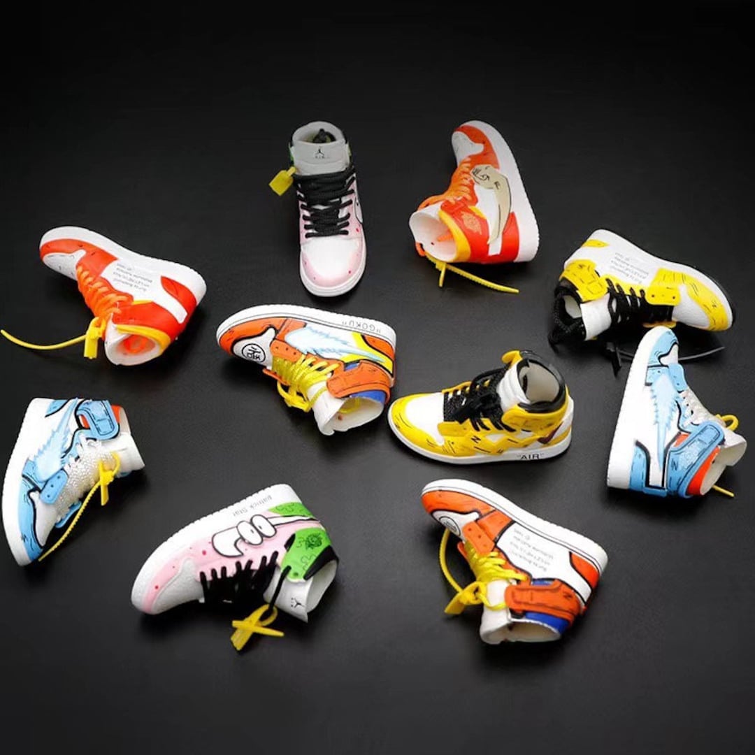 aj 3d sneaker clock