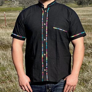 Guayabera for Men Mexican Traditional Shirt Formal Button up Collared Shirt Guayabera Elegant Shirt Menswear Tropical Shirt