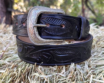 【8 SECONDS】20MM SLIM WESTERN BELT Embossed Croc Western Belt | Slim Western Belt | Made to
