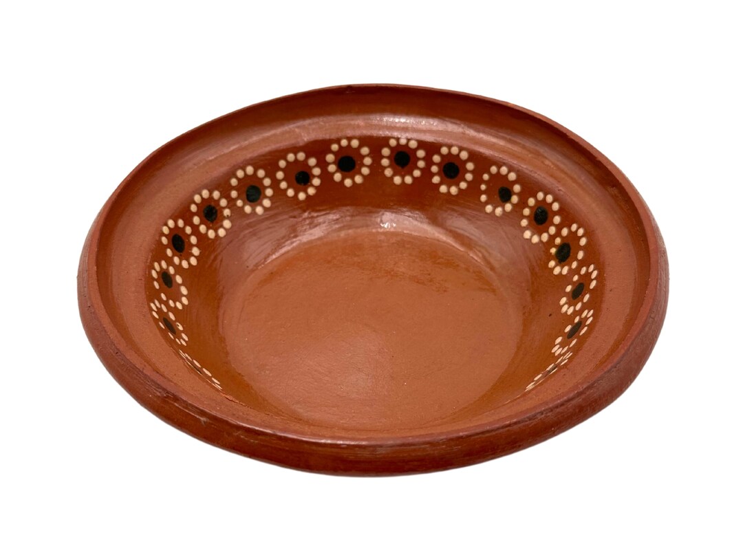 Mexican Clay Bowl Mexican Soup Bowl Mexican Plate Mexican Pottery