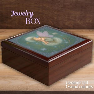 Feenkern Pusteblume Schmuck Box: Wunderlicher Cottagecore Schmuck Halter