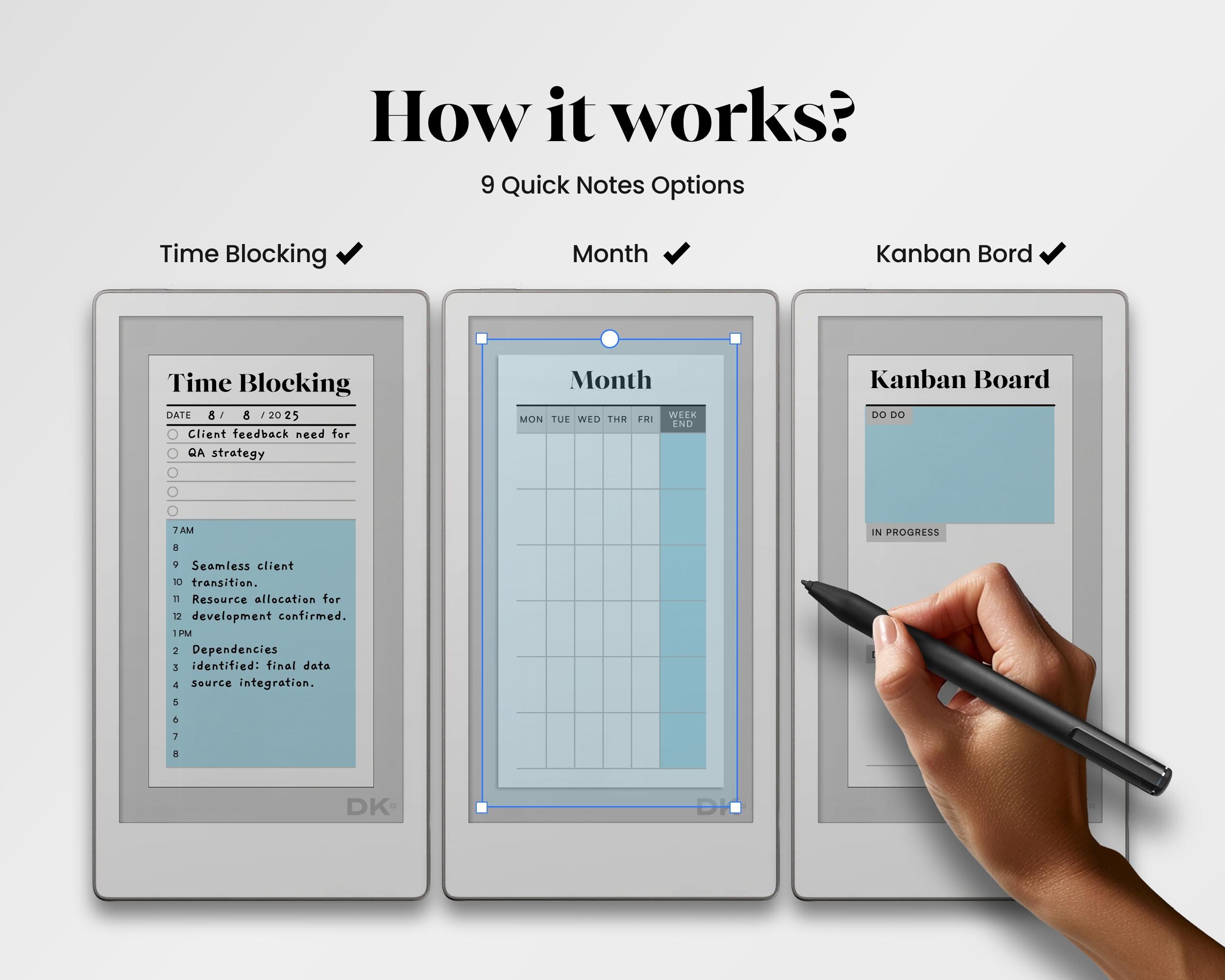 Sticky Notes for Remarkable Move Template Project Task Planner Notebook ...