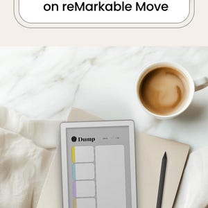 Brain Dump Template for reMarkable Move Brain Dump Digital Planner for reMarkable Paper Pro Move Checklist Template Organiser Task Tracker