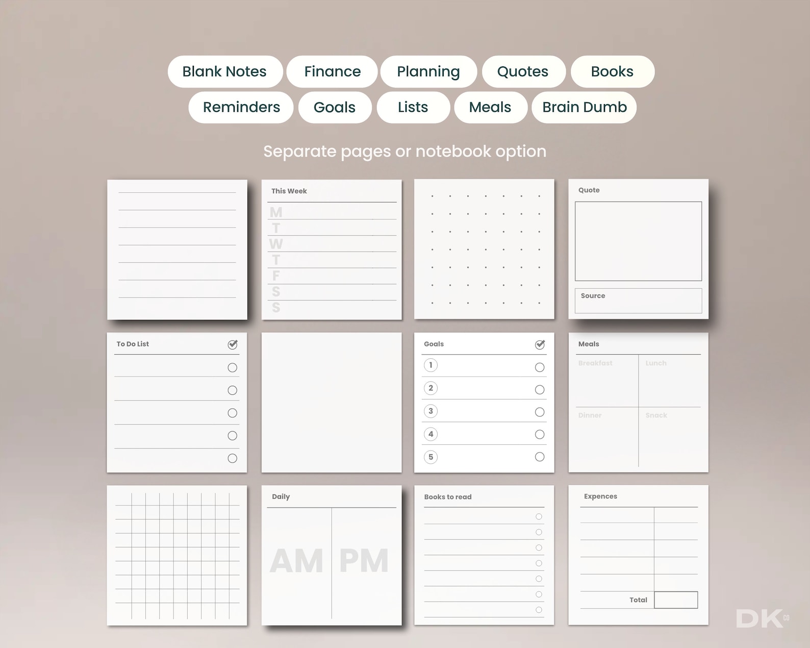 Sticky Notes for Remarkable 2 and Remarkable Pure Template Sticker Note ...