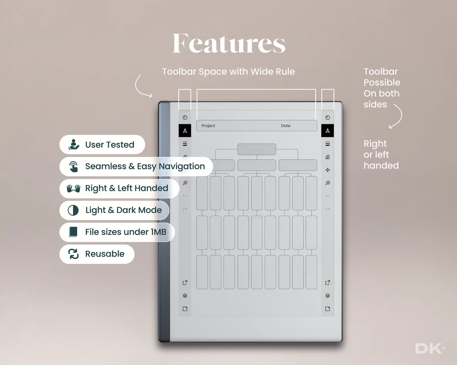 Mind Map for Remarkable 2 Template Mind Mapping Planner for Remarkable ...