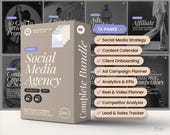 Social Media Agency Printable Template Social Media Manager Template Digital Agency Content Creator Social Media Calendar Agency Client