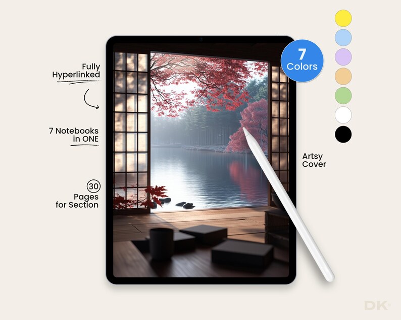 Legal Pad Planner for Goodnotes Template Memo Pad Digital Paper for Notability iPad Note Taking Template Hyperlinked Planner Pad Legal Notes