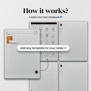 Notebook Covers for reMarkable Paper Pro Template PDF Notebook Cover Colorful Eink for reMarkable Pro Planner Organiser Smart Notepad rMPP
