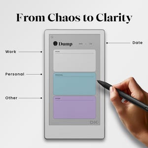 Brain Dump Template for reMarkable Move Brain Dump Digital Planner for reMarkable Paper Pro Move Checklist Template Organiser Task Tracker