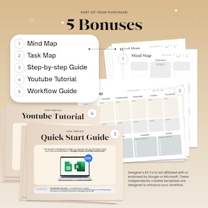 Automated Task Master & Workflow Organizer (Google Sheets, Excel) image 7