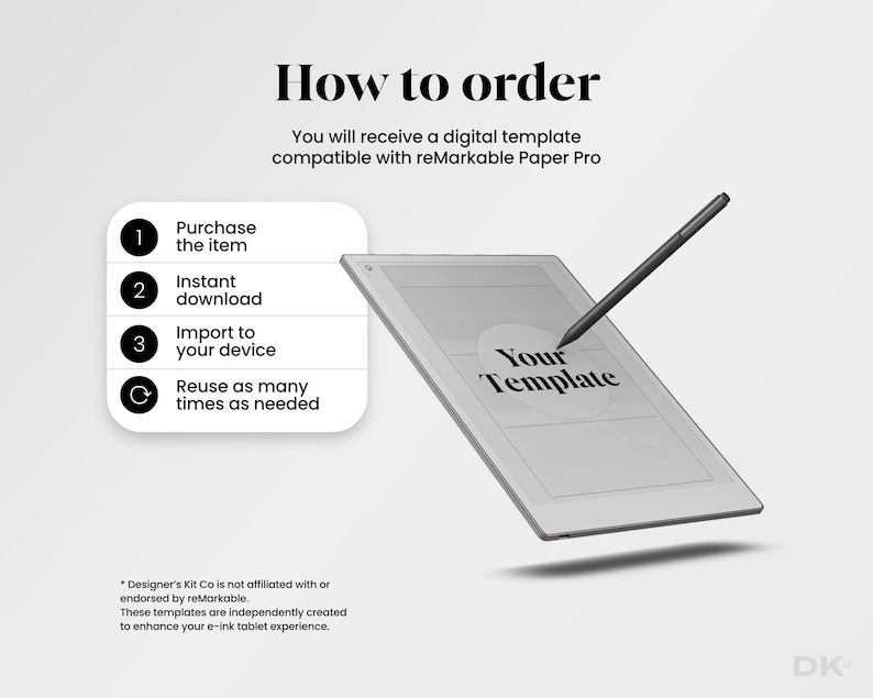 Focus Hub for Remarkable Paper Pro Template Goal Setting Planner Fits ...