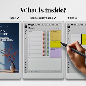 Planner PDF for Remarkable Paper Pro Template Daily Schedule Bullet ...