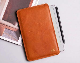 Custom Leather Case for reMarkable Move Tailored Sleeve Pen Space Premium Folio Cover Protective Skin Pouch