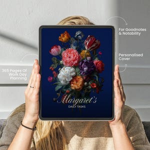 Personalized Daily Planner Business Task Manager Automated To Do List for Goodnotes Custom Executive Tool Professional Digital Organizer