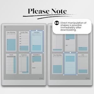 Sticky Notes for Remarkable Pro Template Project Task Planner Notebook ...