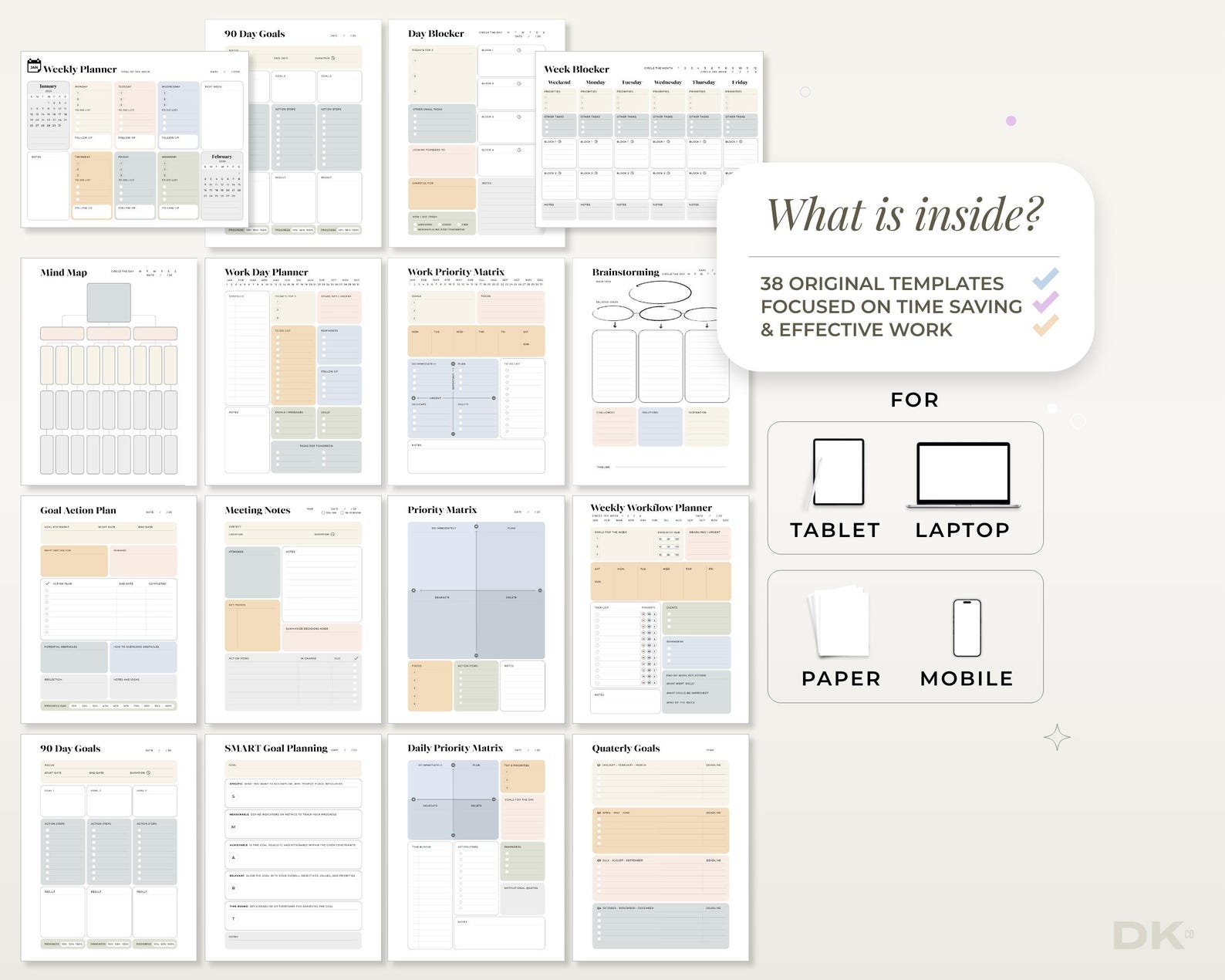 Digital CEO Planner Printable CEO Business Planner Small Business ...