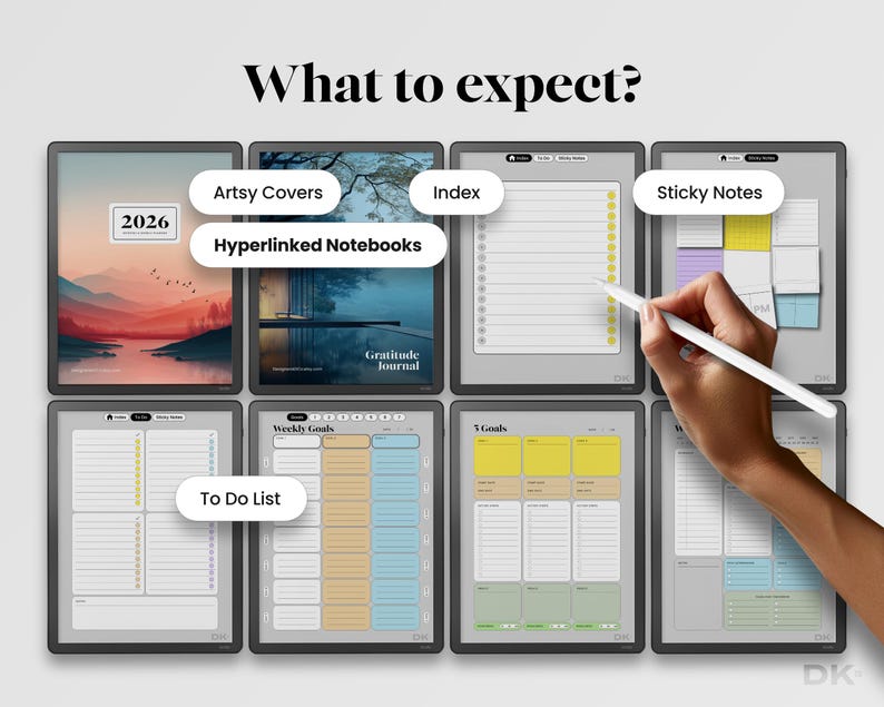 Productivity Bundle for Kindle Scribe Colorsoft | 900+ Items (Digital Download)