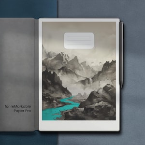 Taccuino per reMarkable Paper Pro Modello Taccuino PDF con collegamento ipertestuale Colorato Eink per reMarkable Pro Planner Organizzatore Blocco note intelligente rMPP