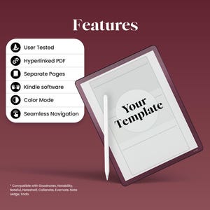 To Do List Template for Kindle Scribe Colorsoft To Do Notes for Kindle Checklist Task Tracker Bundle Business Planner Journal Workflow image 9