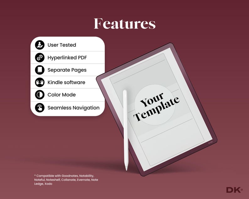 To Do List Template for Kindle Scribe Colorsoft To Do Notes for Kindle Checklist Task Tracker Bundle Business Planner Journal Workflow image 9