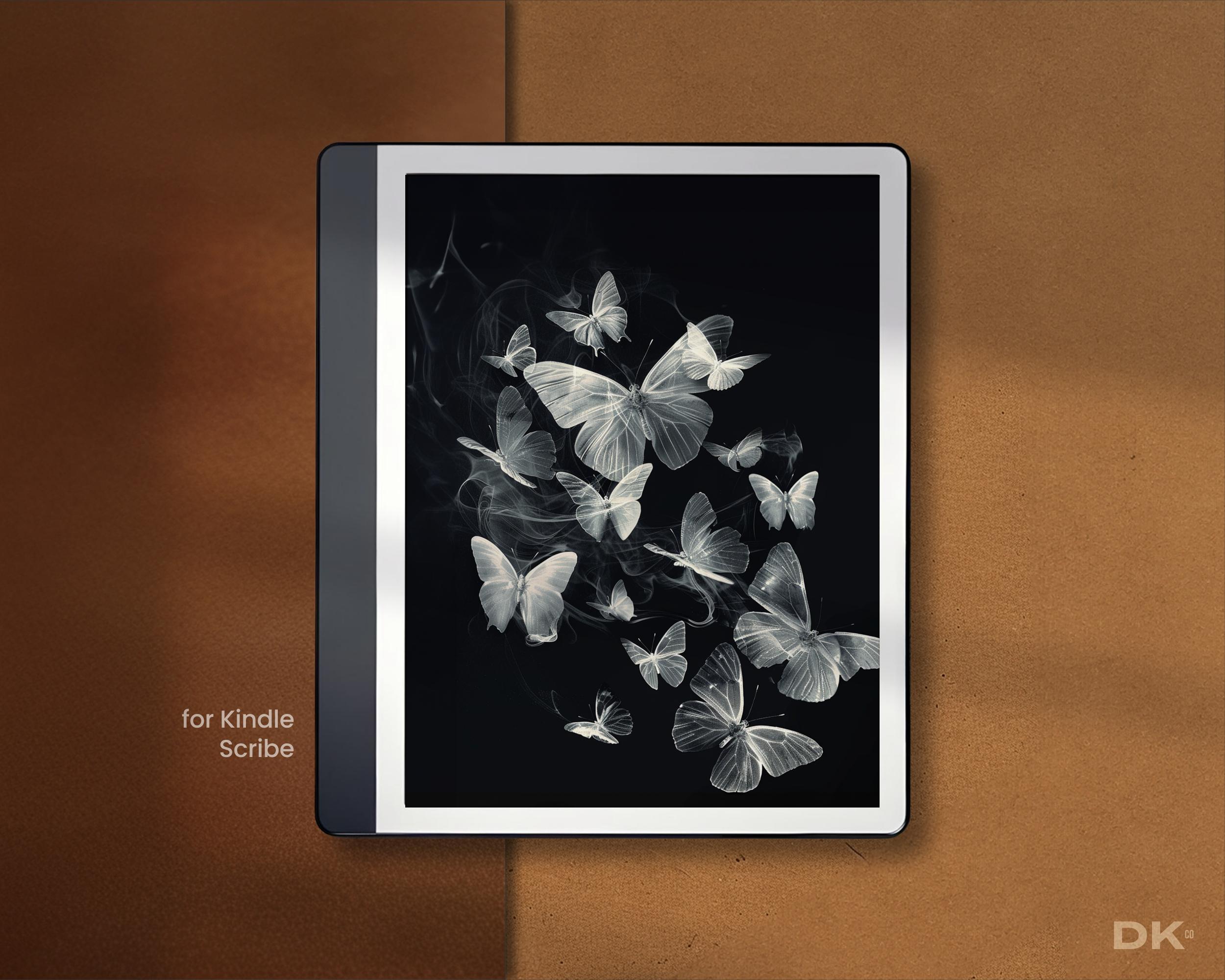 Lock Screen for Kindle Scribe Digital Download Butterfly Wallpaper Reading Device Instant Download Book Lover Gift E-Reader Decoration