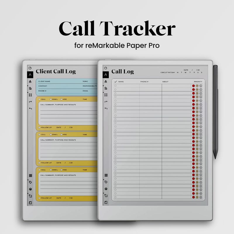 Calls Checklist - Etsy