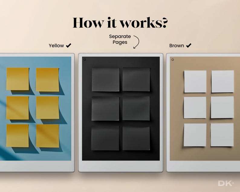 Sticky Notes for Remarkable Pro Template Sticker Note Eink List ...