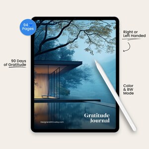 Gratitude Journal Digital Template for Goodnotes Gratitude Worksheet Prompts Gratitude Tracker List Manifesting Journal for Notability iPad