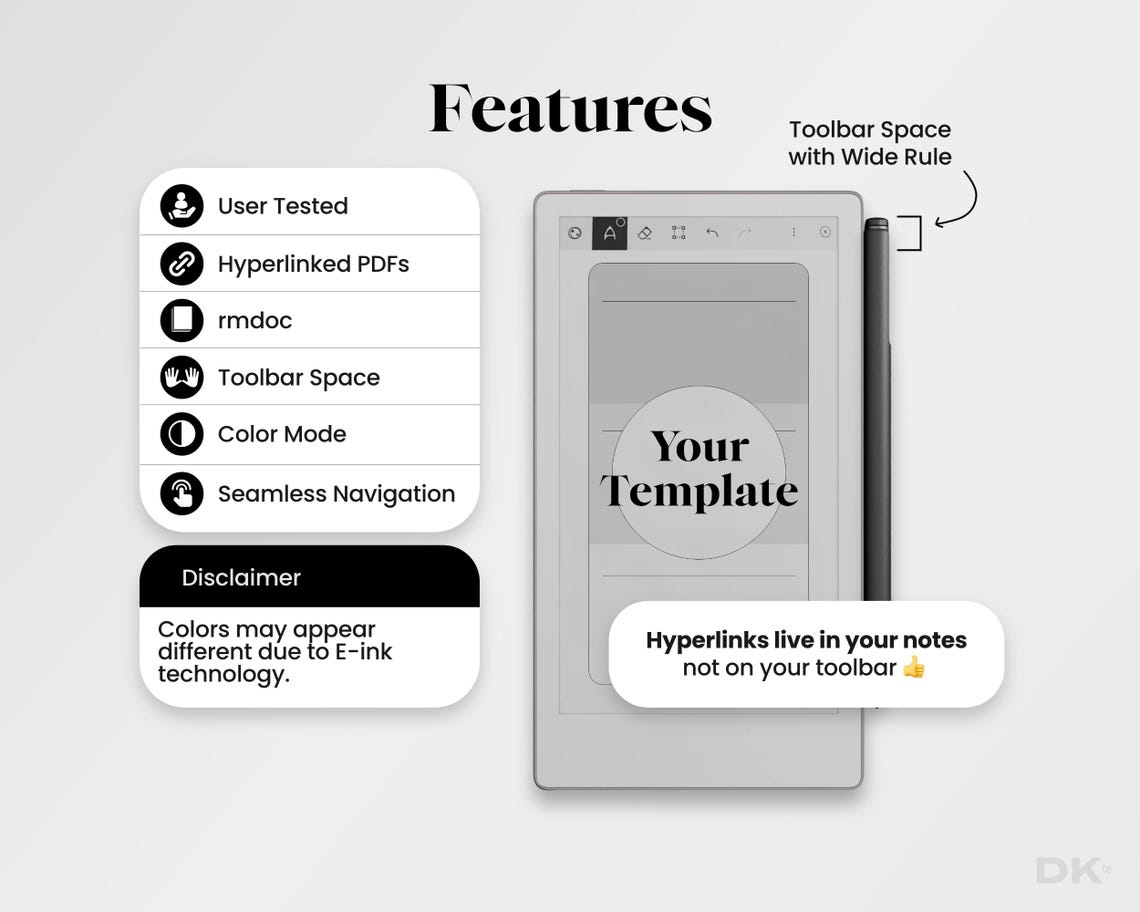 Stickers for Remarkable Move Template Sticky Note Shapes for Remarkable ...