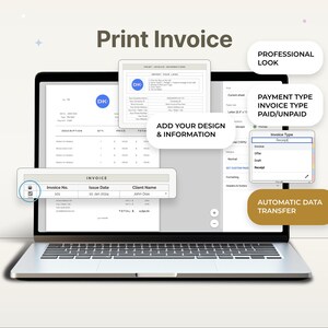 Professional Invoice Generator Google Sheets Template Smart Payment Management System Digital Business Tracker Complete Financial Calculator Multi Currency Support Tax Planning Tool Small Business Essential Premium Bookkeeping Solution
