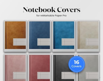 Notebook Covers for reMarkable Paper Pro Template PDF Notebook Cover Colorful Eink for reMarkable Pro Planner Organiser Smart Notepad rMPP