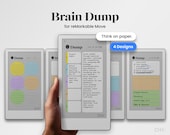 Brain Dump Template for reMarkable Move Brain Dump Digital Planner for reMarkable Paper Pro Move Checklist Template Organiser Task Tracker