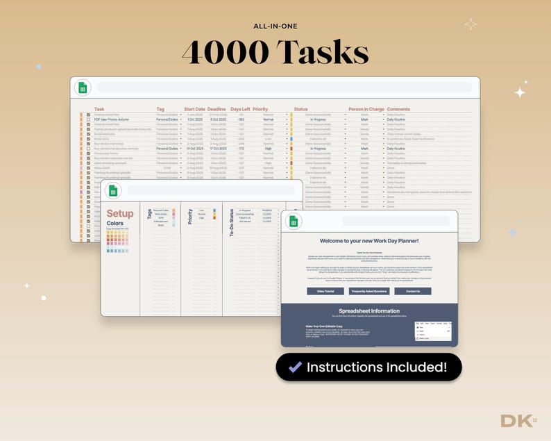 High level priority planner featuring urgent task highlighting and deadline countdowns designed to eliminate procrastination and organize complex administrative workflows effortlessly.
