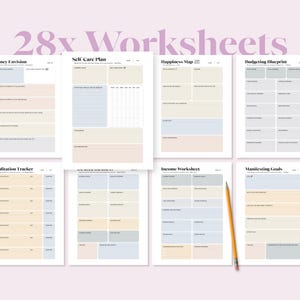 Dream Board Manifestation Law of Attraction Goal Mindfulness Journal Printable Planner