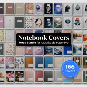 Copertine per quaderni per reMarkable Paper Pro Modello PDF Copertina per quaderno colorata Eink per reMarkable Pro Planner Organizer Smart Notepad rMPP