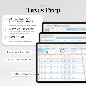 Entrepreneur Financial Template Small Business Spreadsheet Digital Accounting System Tax Preparation Tool Excel Compatible Google Sheets Solution Professional Bookkeeping Organization Financial Tracking Monthly Reporting Seven Tabs