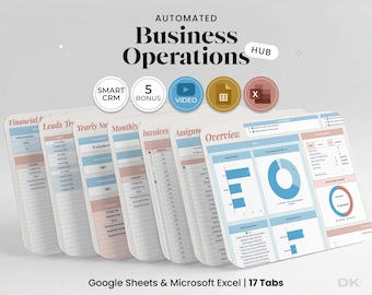 Accounting Spreadsheet for Small Business Monthly Income Expense Tracker for Google Sheets Excel Bookkeeping Template Dashboard