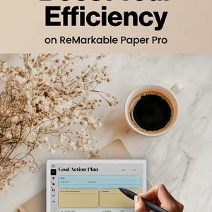 Goal Planner for Remarkable Paper Pro Template Eink Goal Tracker for ...