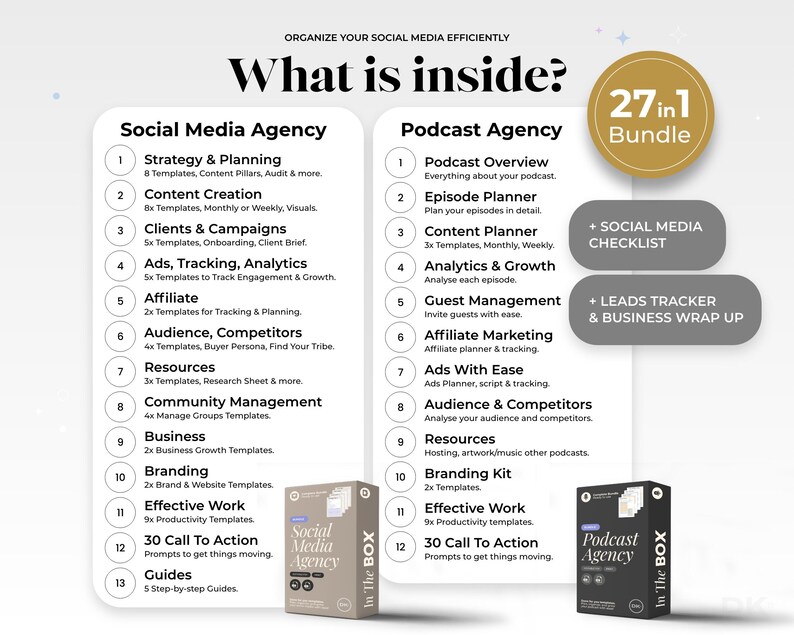 Social Media Manager Templates Bundle Social Media Agency Starter Kit ...
